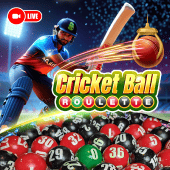 Cricket Ball Roulette Table Plus live game